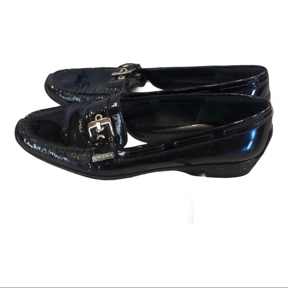 Via Spiga Shoes - Via Spiga black patent loafers flats Women's size 9.5